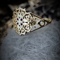 Load image into Gallery viewer, SALTANA ✧ 14K SOLID YELLOW GOLD RING - WIDE VERSION