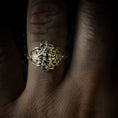 Load image into Gallery viewer, SALTANA ✧ 14K SOLID YELLOW GOLD RING - WIDE VERSION