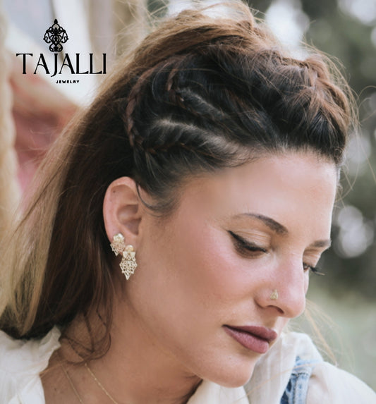 Samai 14K Gold Earrings – Where Minimalism Meets Elegance