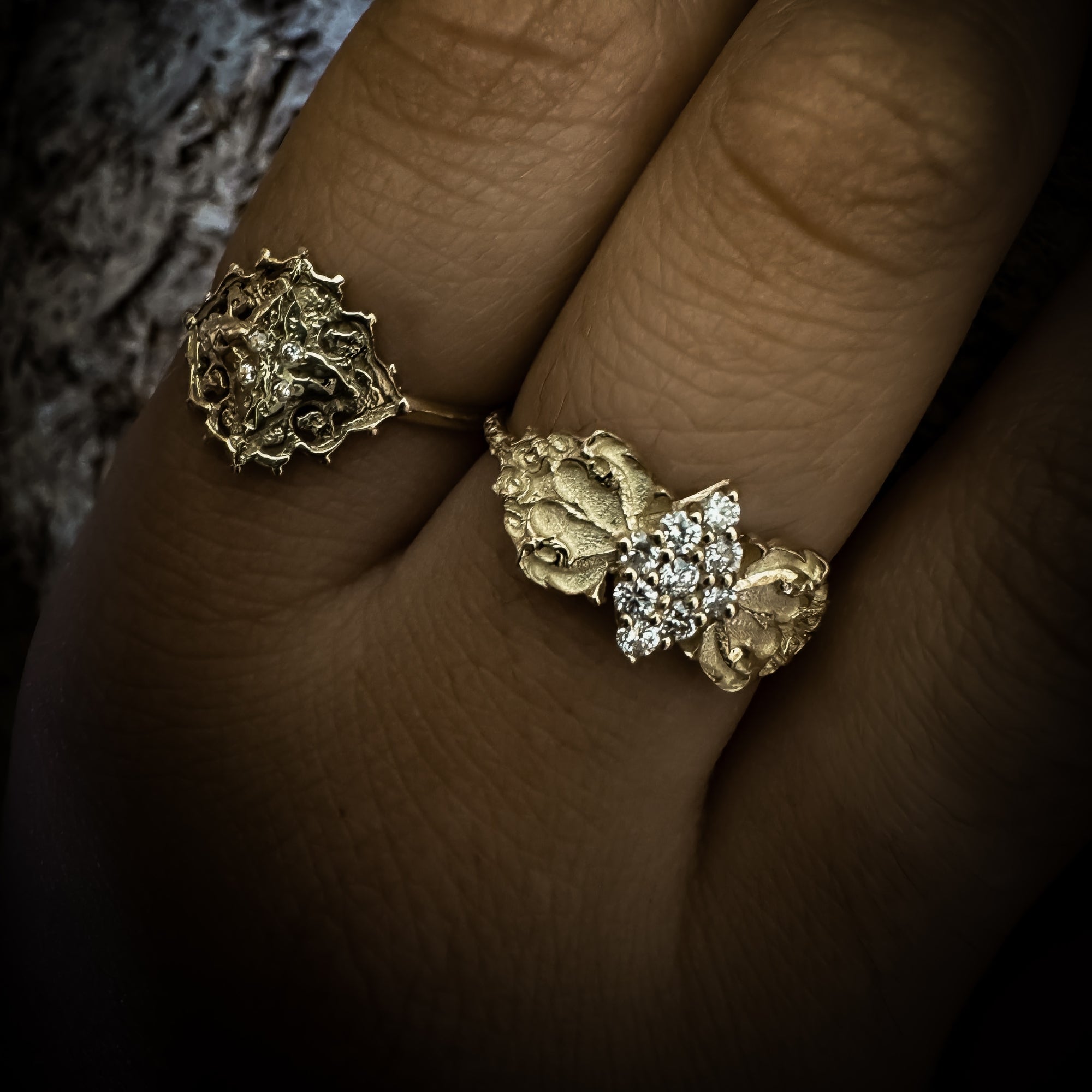SALTANA ✧ 14K SOLID YELLOW GOLD RING - DELICATE VERSION