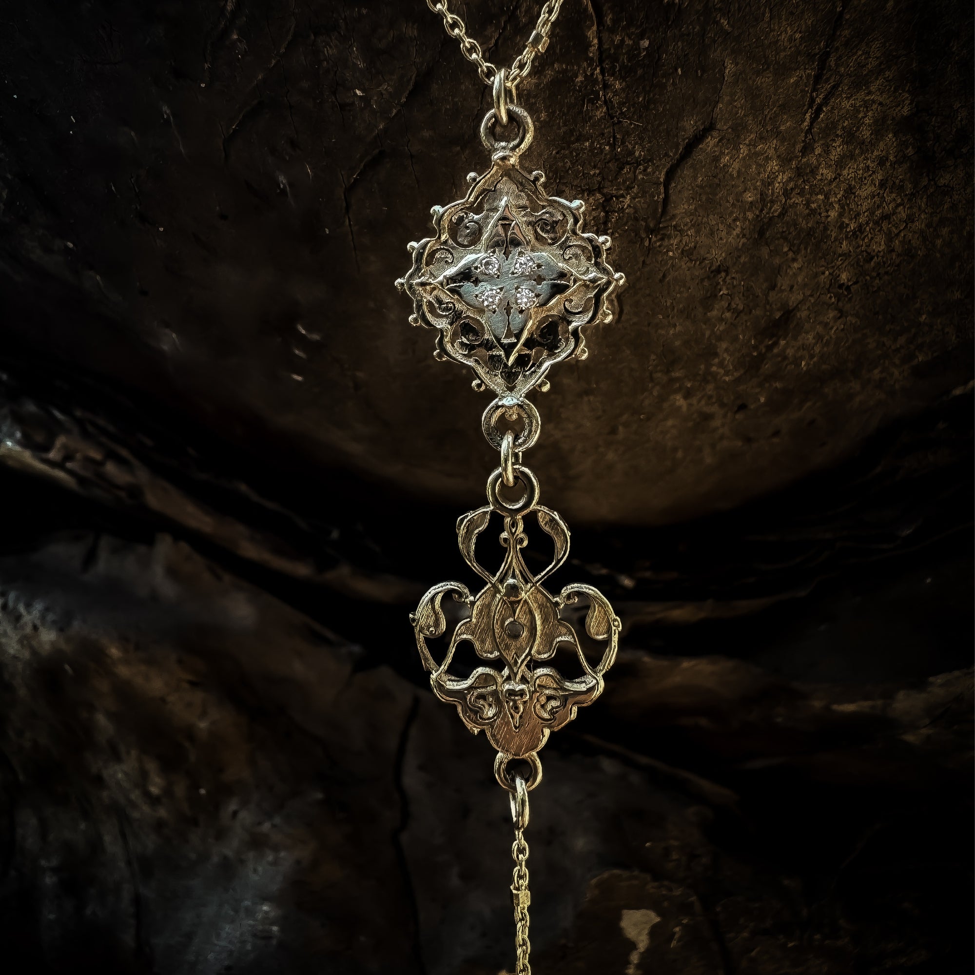 SALTANA ✧ 14K SOLID YELLOW GOLD NECKLACE