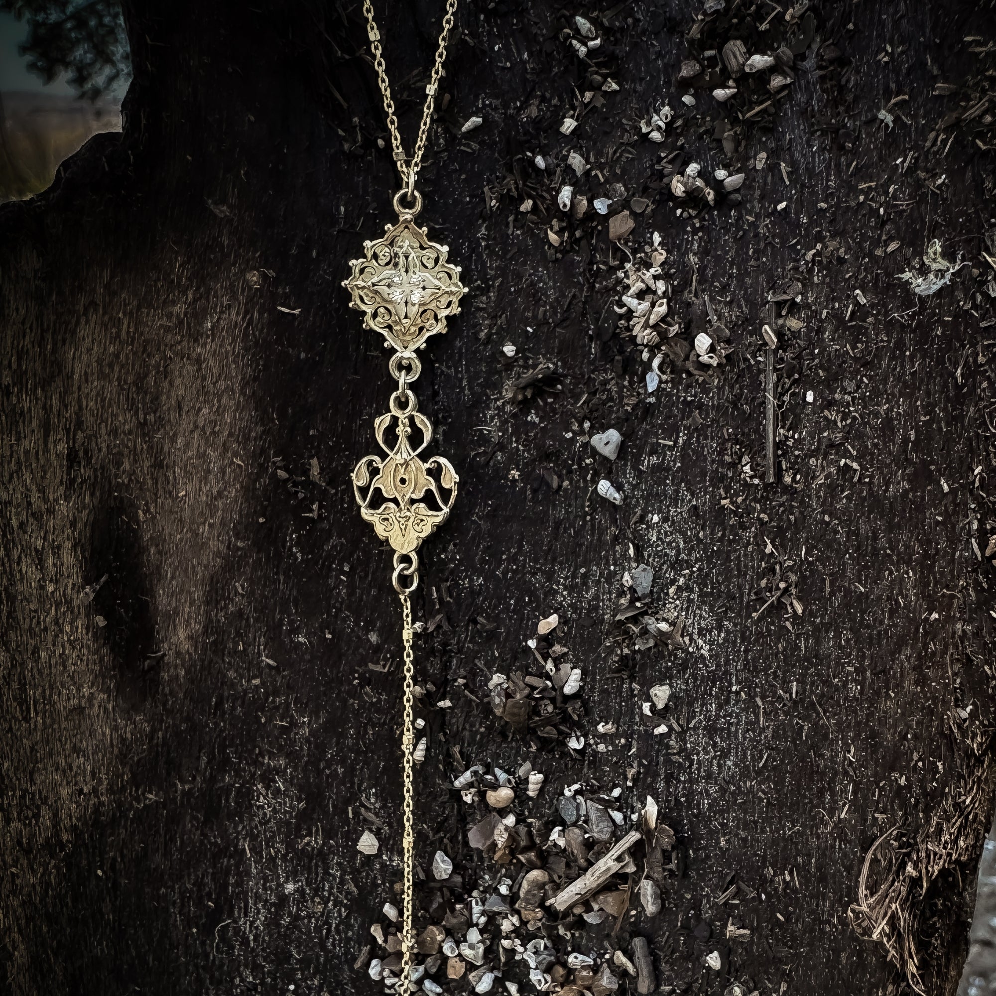SALTANA ✧ 14K SOLID YELLOW GOLD NECKLACE