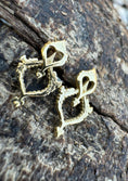 Load image into Gallery viewer, 14k gold kaman earrings
