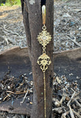 Load image into Gallery viewer, 14k Saltana Earrings Set with 4 tiny diamonds
