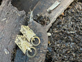Load image into Gallery viewer, Malchut Or 14K Gold Earrings – Royal Light, Worn Close to the Heart
