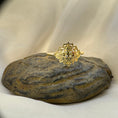 Load image into Gallery viewer, Saltana 14K Gold Ring – A Touch of Royalty with Four Diamonds
